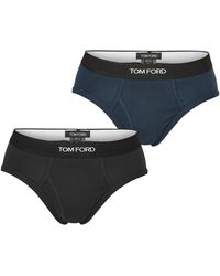 Tom Ford - Plain Cotton Briefs, 2-Pack - Lyst