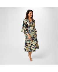 Biba - Kimono Sleeve Wrap Dress - Lyst