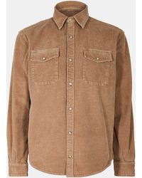 7 For All Mankind - Textured Corduroy Structured Overshirt - Lyst