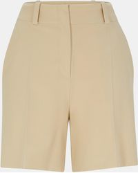 HUGO - Hatisi Structured Stretch Straight Leg Trousers - Lyst