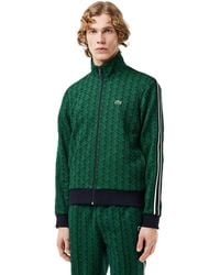 Lacoste - All Over Print Tracksuit Top - Lyst