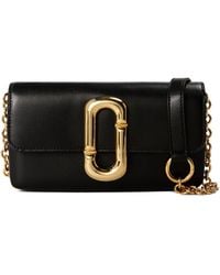 Marc Jacobs - J Marc Chain Strap Leather Crossbody Bag - Lyst