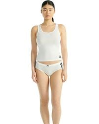 adidas - Active Essentials Cotton 3 Stripes Hipster - Lyst