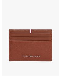 Tommy Hilfiger - Corp Leather Card Holder - Lyst