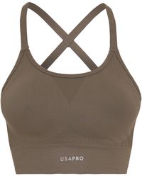 Usa Pro - Up Seamless Adjustable Sports Bra - Lyst