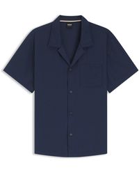 BOSS - Bodywear Short Sleeve Plain Shirt - Lyst