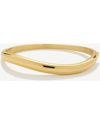 D.Louise - D.Louis Wave Bangle - Lyst