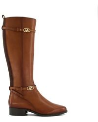 Dune - Tap Knee High Boots - Lyst