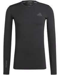 adidas - Long Sleeve Performance Gym Top - Lyst