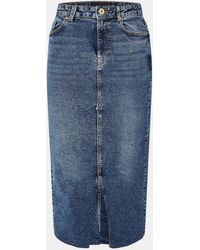Pieces - Midi Skirt - Lyst