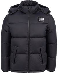Karrimor - Base Camp Wind Resistant Duck Down Detachable Hood Long Sleeve Down Jacket - Lyst