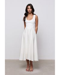 Odd Muse - Linen Midi Maxi Dress - Lyst