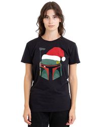 Disney - Star Wars Boba Fett Christmas Santa Hat T-Shirt B - Lyst