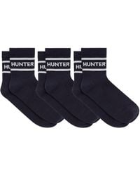 HUNTER - 3 Pack Ankle Socks - Lyst