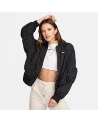 Nike - Sportswear Essential Oversized Bomber Jacket - Lyst