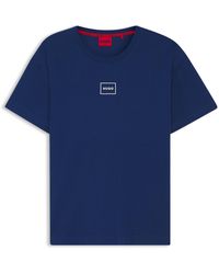 HUGO - Short Sleeve T-Shirt With Logo Detail - Lyst
