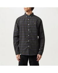 Farah - Alban Slim Fit Check Shirt - Lyst