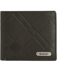 Barbour - Brunton Leather Bifold Wallet - Lyst