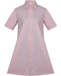 Miso - Oxford Day Shirt Dress - Lyst