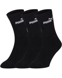 PUMA - 3 Pack Crew Socks - Lyst