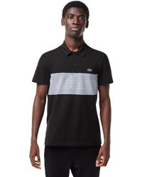 Lacoste - Regular Fit Stretch Mini Piqué Polo - Lyst