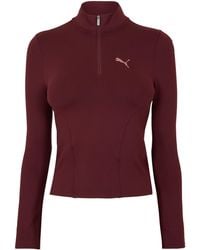 PUMA - Train Reg Length Half Zip Fleece - Lyst
