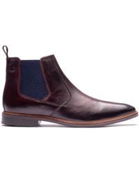 Base London - Kensington Leather Chelsea Boots - Lyst