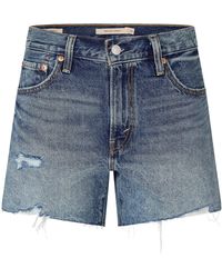Levi's - Ribcage Denim Shorts - Lyst