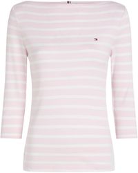 Tommy Hilfiger - Cody Slim Boat Neck Long-Sleeve T-Shirt - Lyst