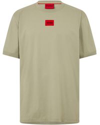 HUGO - Diragolino Contemporary T-Shirt With Logo Detail - Lyst