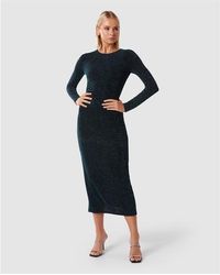 Forever New - Monica Ruched Glitter Bodycon Dress - Lyst