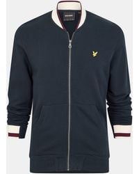 Lyle & Scott - Jersey Bomber Jacket - Lyst