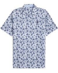 PUMA - Cloudspun Carmela Floral Short-Sleeve Performance Polo - Lyst