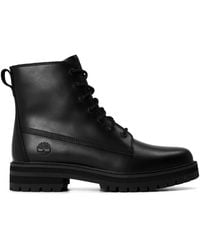 Timberland - Britton Drive Mid Leather Hiker Boots - Lyst