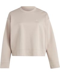 adidas Originals - Adidas Essentials Crew Plus Size Sweatshirt - Lyst