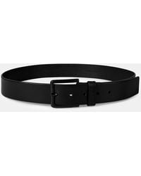 HUGO - Gionio Leather Belt - Lyst