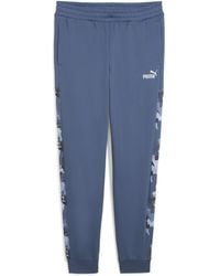 PUMA - Camo Fleece Closed Hem Jogging Bottoms - Lyst