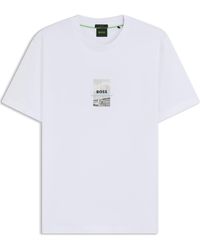 BOSS - Performance Graphic Short Sleeve T-Shirt With Logo Detail - Lyst