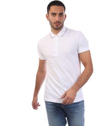 BOSS - Paule 4 Slim Fit Polo Shirt With Tonal Logo - Lyst