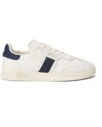 Polo Ralph Lauren - Leather Court Trainers - Lyst