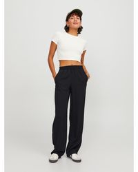 JJXX - Poppy High-Waisted Straight Leg Trousers - Lyst