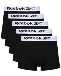 Reebok - Calzoncillos De Hombre En Negro Boxer Shorts - Lyst