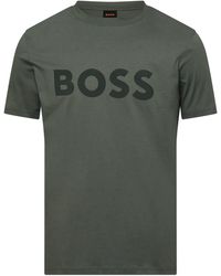 BOSS - Thinking 1 T-Shirt, Signature Logo - Lyst
