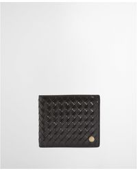 Barbour - Farne Woven Leather Wallet - Lyst