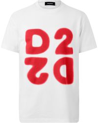 DSquared² - Dsq D2 Logo Tee Sn64 - Lyst