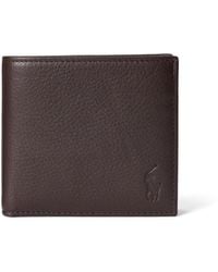Polo Ralph Lauren - Pebble Leather Billfold Wallet - Lyst