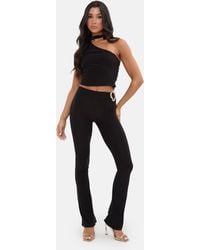 I Saw It First - Hardwear Detail Flare Trousers - Lyst