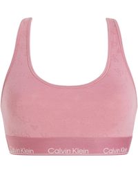 Calvin Klein - Modern Cotton Logo Bralette - Lyst