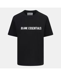 Blank Essentials - E College Cotton Short Sleeve Oversized T-Shirt - Lyst