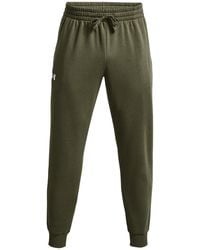 Under Armour - Armour Rival Tracksuit Bottoms S Marine Od Green S - Lyst